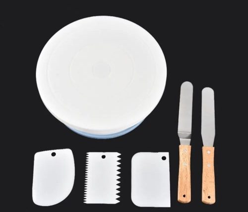 Forgatható tortadíszítő állvány szett (28 cm)