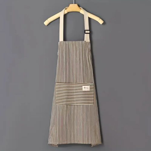 Stílusos, csíkos konyhai kötény